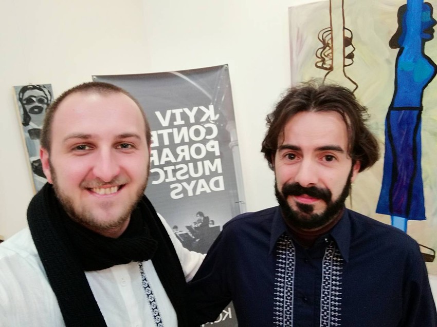 David Mastikosa sa kompozitorom i predavačem Žaimom Reišem iz Portugala