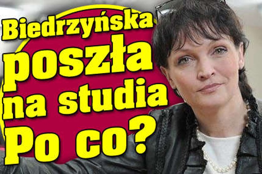 Biedrzyńska wróciła na studia! Po co?