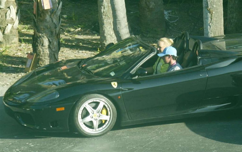 Caroline Wozniacki w Ferrari