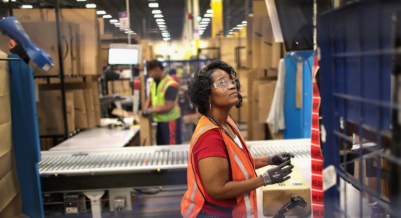 Warehouse workers are in high demand.
