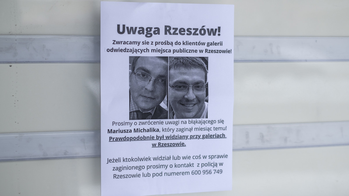 Rzeszów. Mariusz Michalik zaginął. Tajemnica nadal nierozwiązana