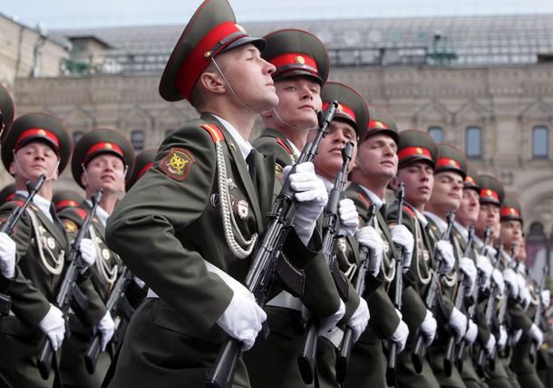 parada wojskowa w Moskwie