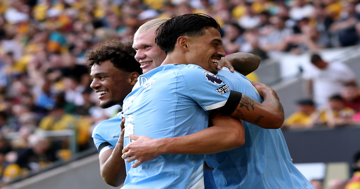 City demolish Wolves 4-0 as Haaland scores twice