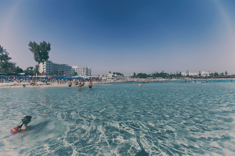 Cypr, plaża Nissi