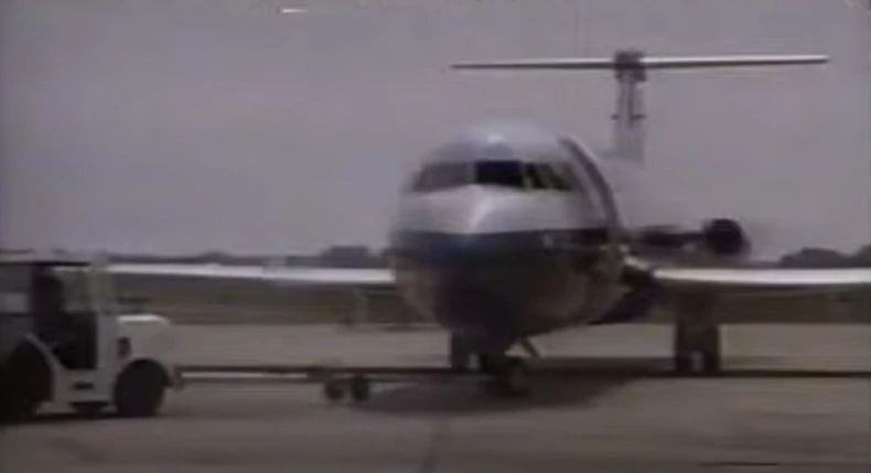 Avion na letu 5390 snimljen nakon što je sleteo