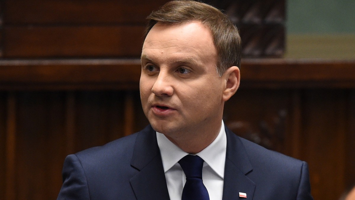 WARSZAWA PREZYDENT DUDA SEJM ZAPRZYSIĘŻENIE (Andrzej Duda)