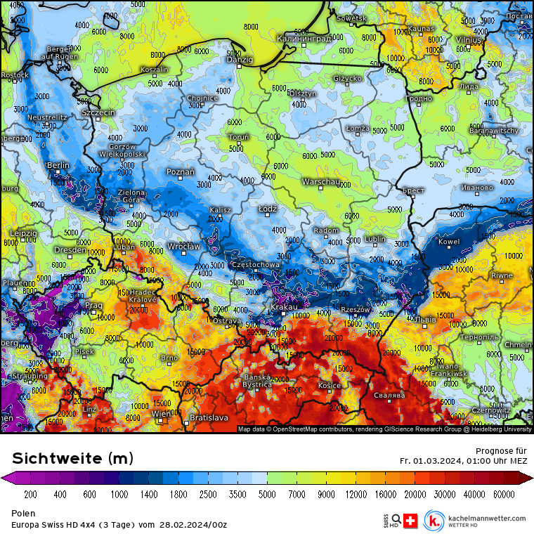 Prognoza widzialności w Polsce w nocy z czwartku na piątek