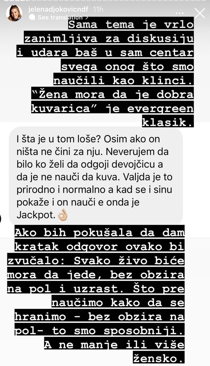 Svako živo biće mora da jede