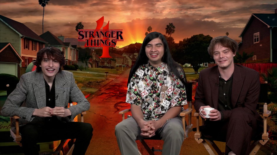 Finn Wolfhard, Charlie Heaton i Eduardo Franco o czwartym sezonie Stranger Things