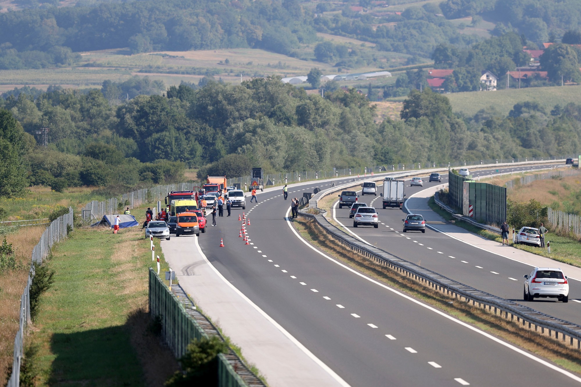 Havária poľského autobusu v Chorvátsku si vyžiadala niekoľko životov. 