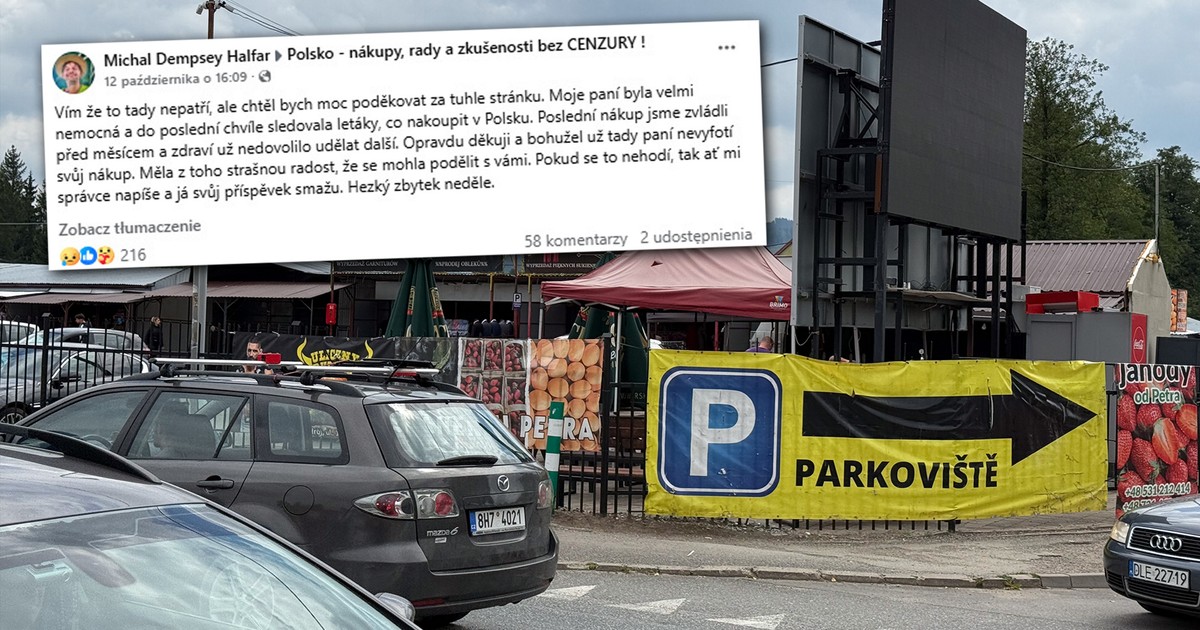 Weszliśmy na grupę Czechów robiących zakupy w Polsce. A tam rozdzierający wpis. "Już nie wykona"