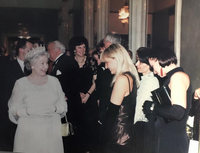 Monika Olejnik i Królowa Elżbieta II