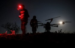 Ukraińskie drony zadały celny cios rosyjskiej armii. Dym nad okupowanym Krymem