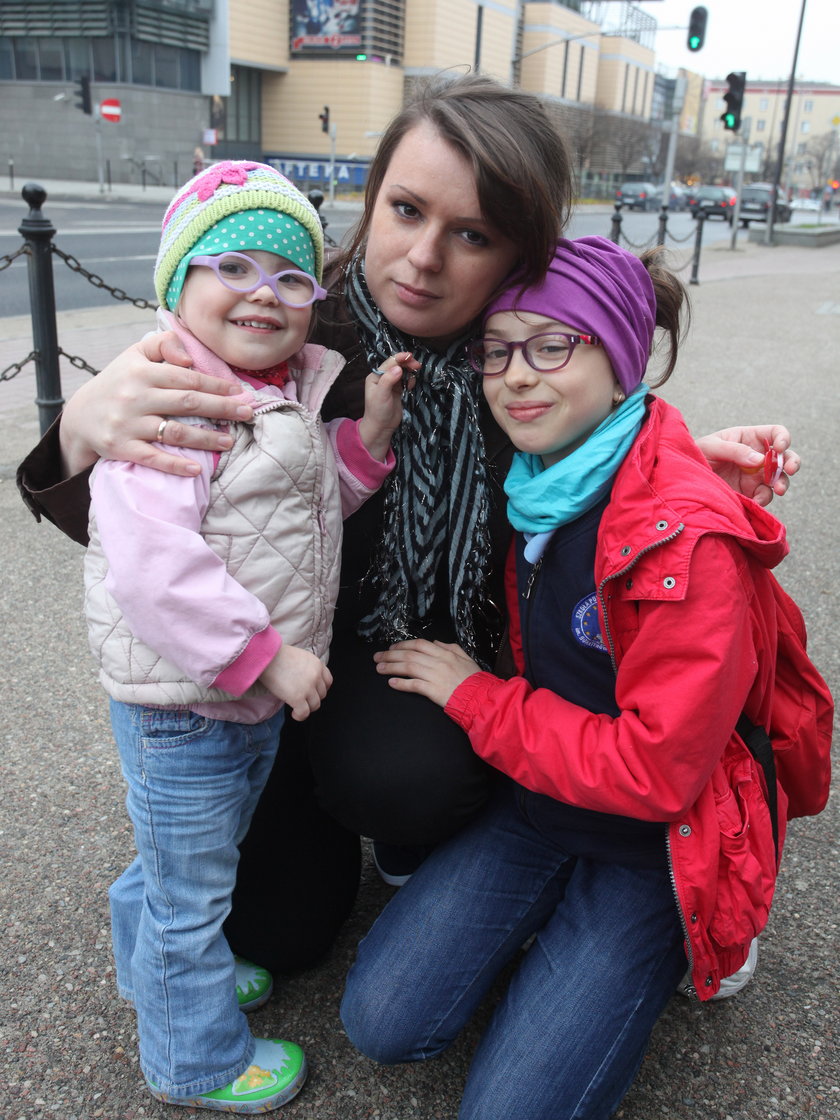 Beata Karczewska z dziećmi
