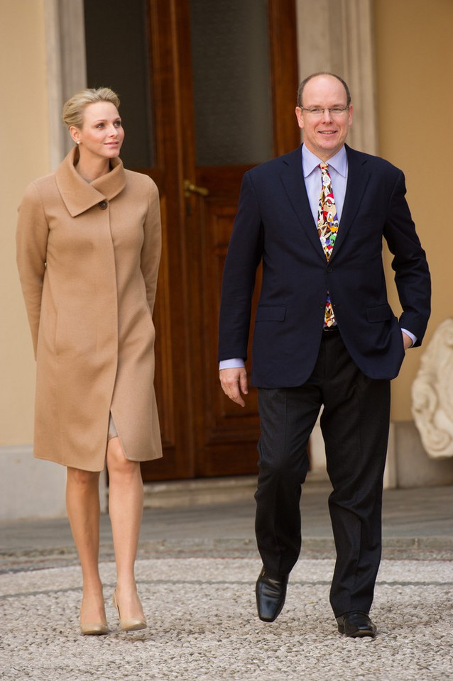 Księżna Charlene i książę Albert II Grimaldi