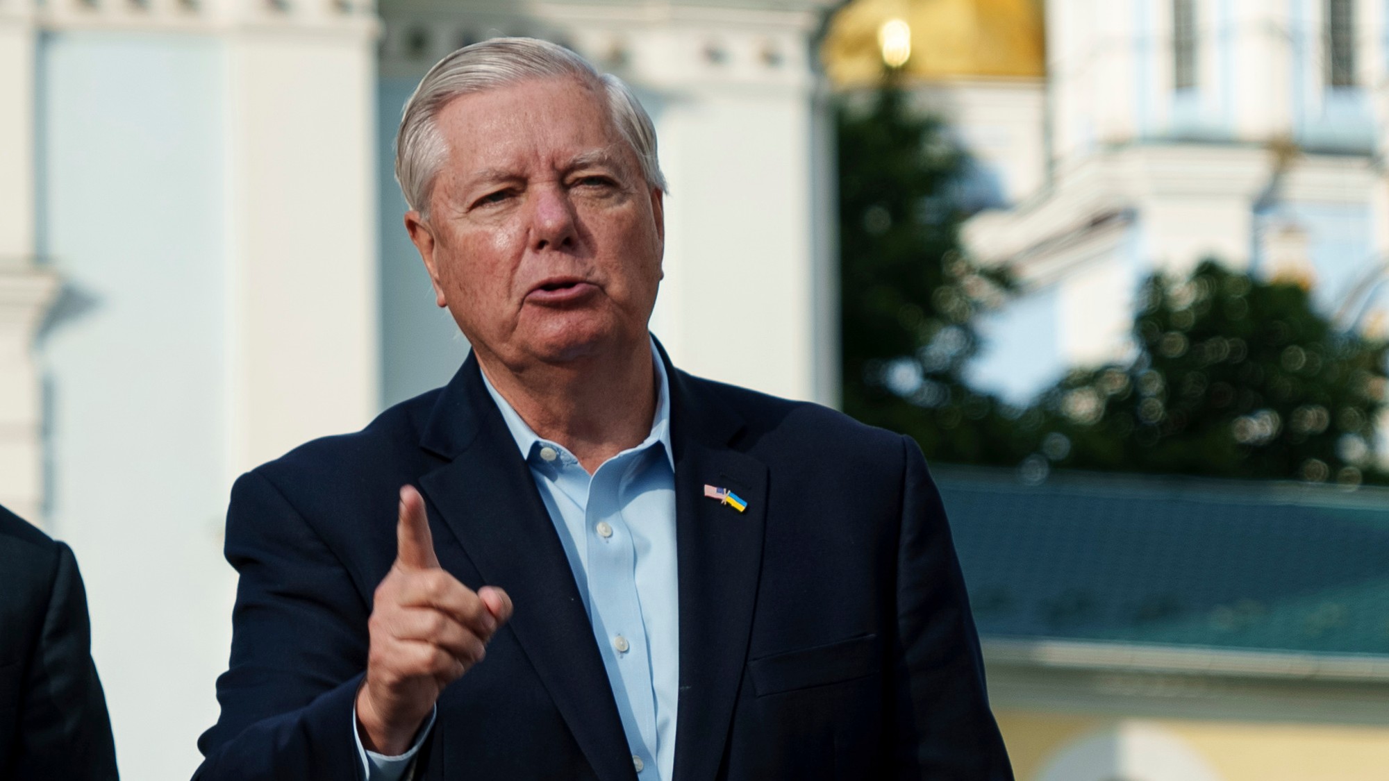 Republikánsky senátor Lindsey Graham z Južnej Karolíny.