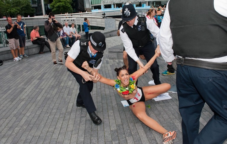 Femen w Londynie