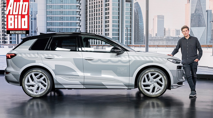 Ilyen az új Audi Q6 e-tron utastere / Fotó: Auto Bild