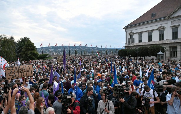 Protest w Budapeszcie