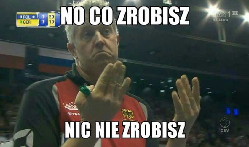 Memy po triumfie w meczu siatkarzy Niemcy - Polska 2:3