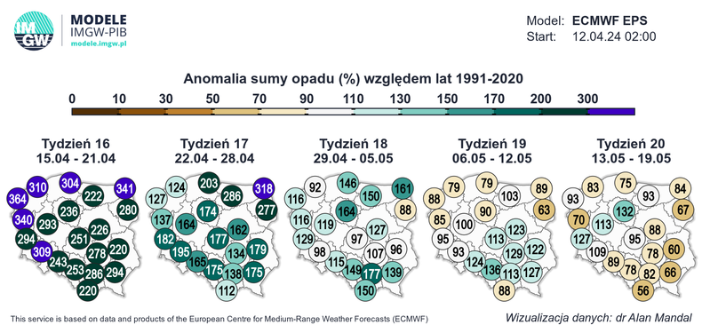 Zapowiada się deszczowa majówka