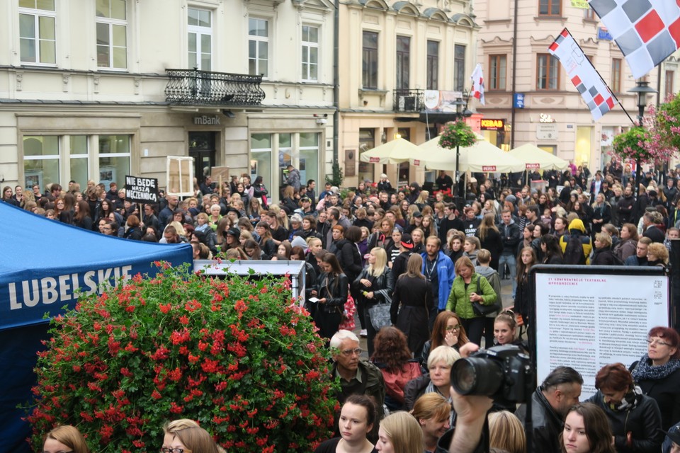 "Czarny poniedziałek" w Lublinie