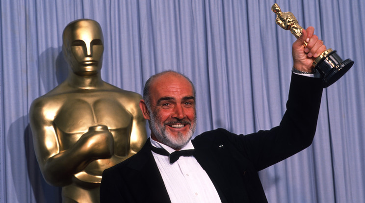 Sean Connery 1987-ben, az Oscar-gálán