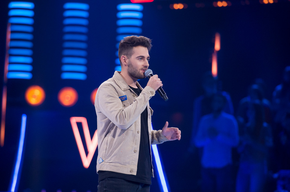 Jędrzej Skiba w "The Voice of Poland 11"