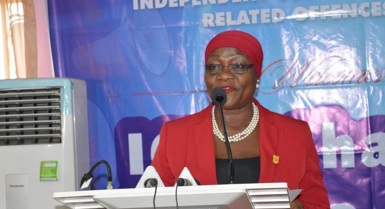 Mrs Rasheedat Okoduwa, spokesperson of the Independent Corrupt Practices and Other Related Offences Commission (ICPC). [nationalwire]