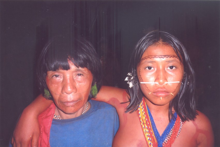 Princeza plemena Janomami sa majkom