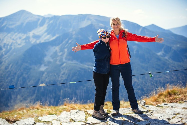 Martyna Wojciechowska i Kabula na Kasprowym Wierchu