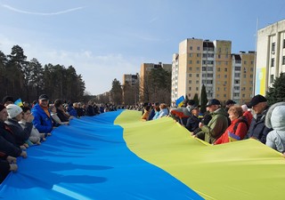 Wojska rosyjskie wkroczyły do miasta Sławutycz niedaleko Czarnobyla