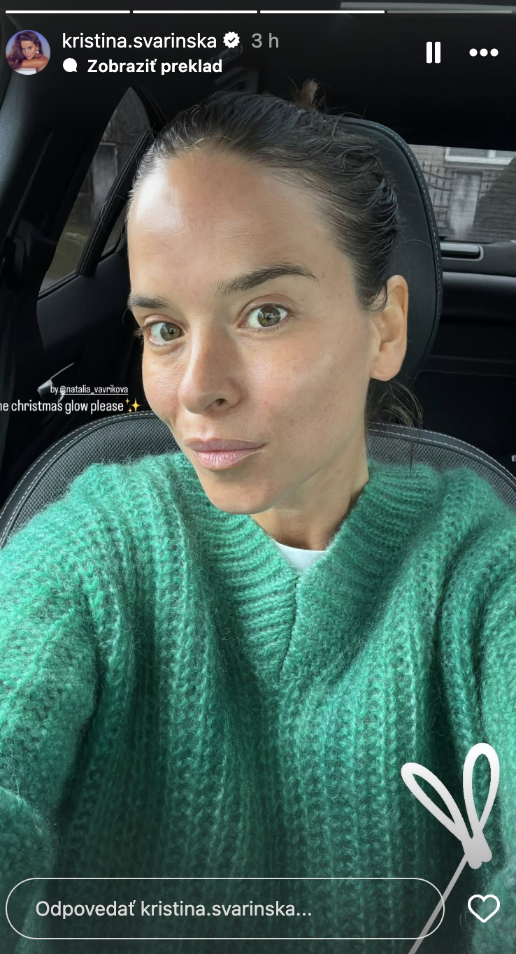Svarinská strávi Vianoce doma.