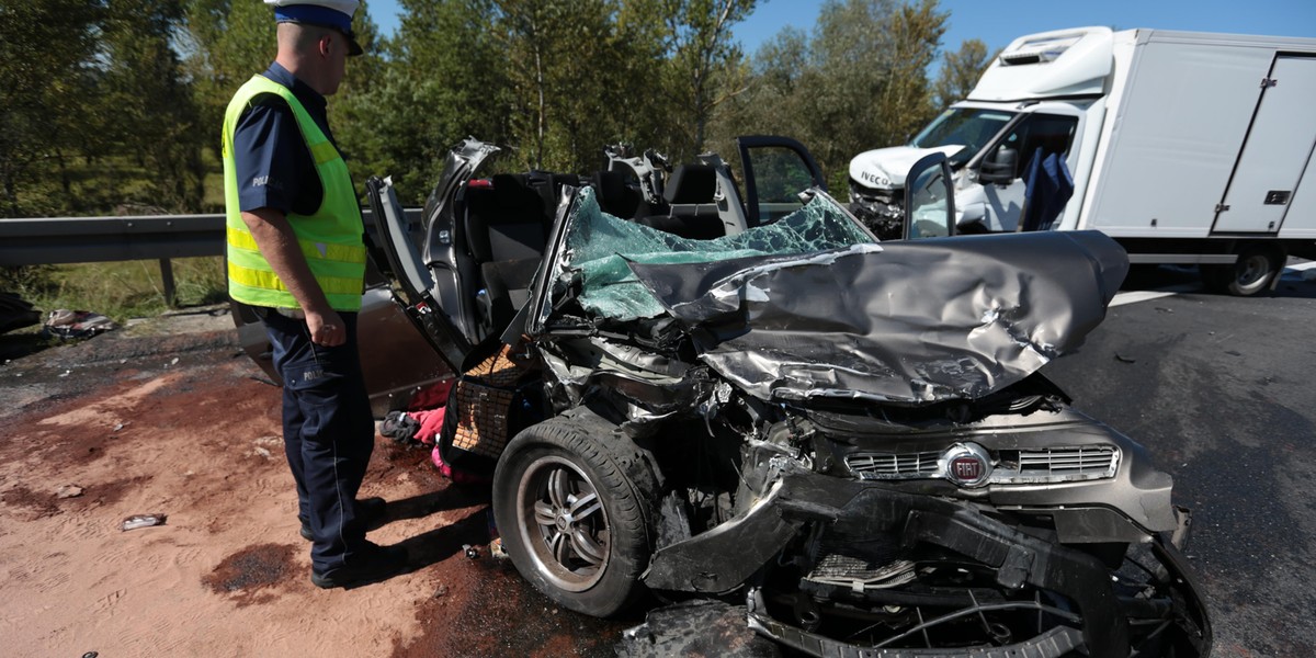 Tragiczny wypadek pod Zieloną Górą