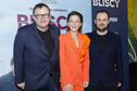 Olaf Lubaszenko, Izabela Gwizdak, Grzegorz Jaroszuk na premierze filmu "Bliscy"