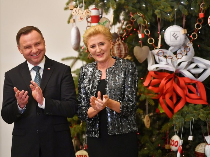 Andrzej Duda i Agata Kornhauser-Duda