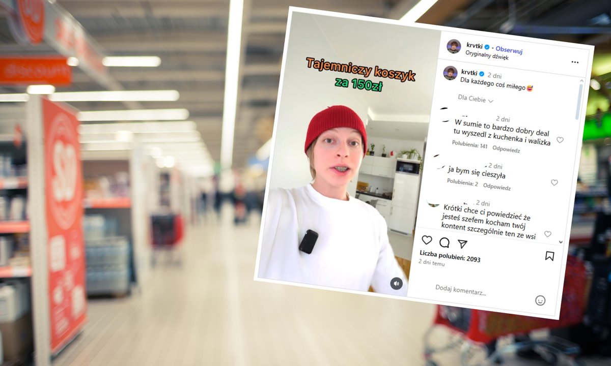 Kupił tajemniczy koszyk za 150 zł. Pokazał, co było w środku