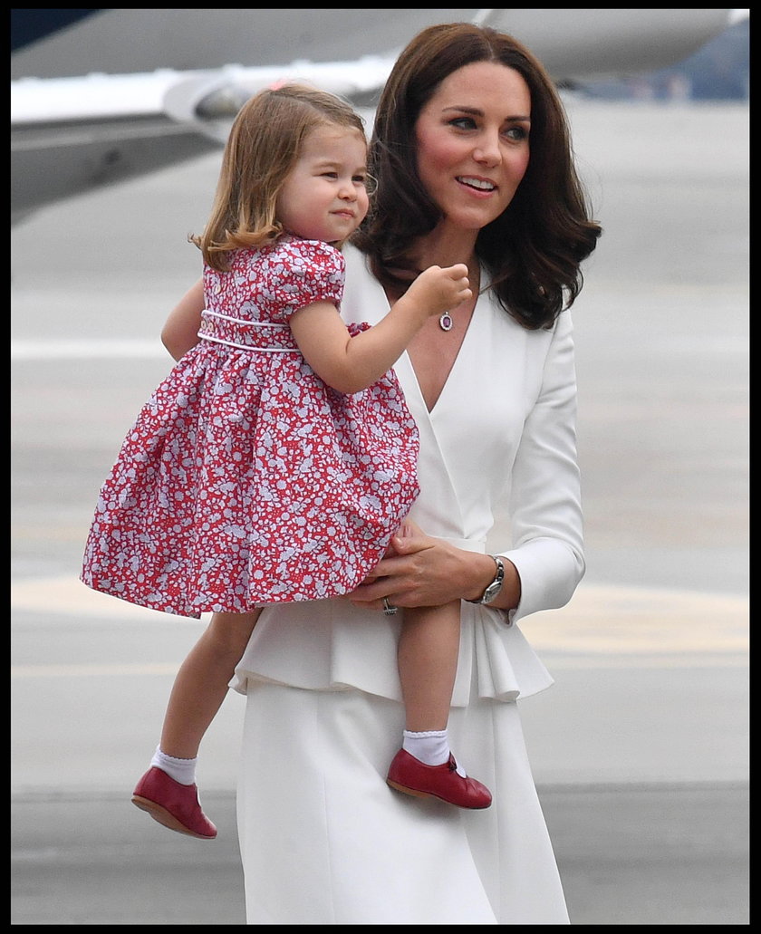 Księżna Kate z córką Charlotte