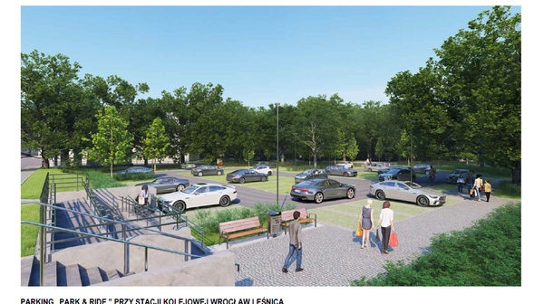 Park and ride Leśnica powstanie przy ul. Rubczaka przy stacji kolejowej