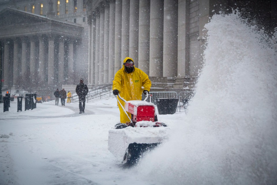 USA NEW YORK WINTER STORM (Winter Storm in New York)