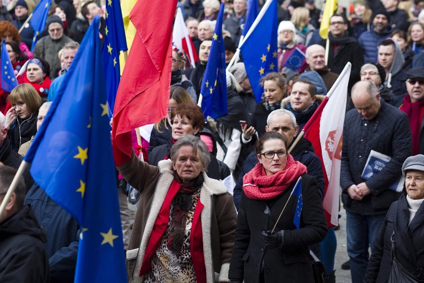 Wiec poparcia dla Donalda Tuska