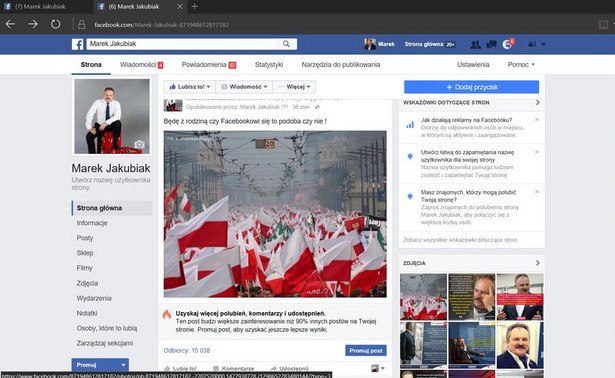 Facebook blokuje narodowców, ale nie tylko... Minister Streżyńska zapowiada interwencję