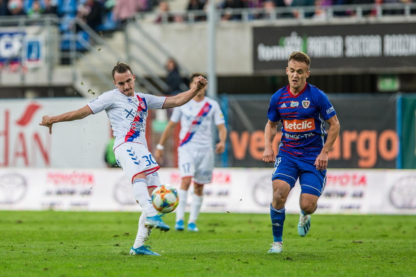 Pilka nozna. PKO Ekstraklasa. Piast Gliwice - Rakow Czestochowa. 20.09.2019