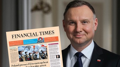 Prezydent w "Financial Times" wzywa do zaostrzenia sankcji na Rosję. "To nie jest kraj, któremu można ufać"