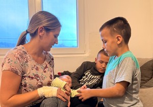 Dragana i njena tri sina