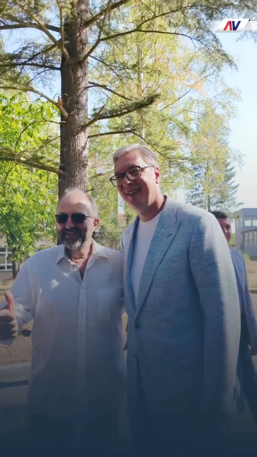 Aleksandar Vučić i Predrag Smiljković