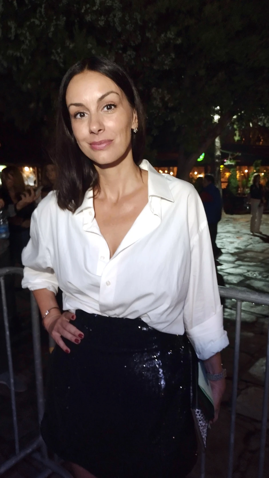 Glumica Sloboda Micalovic posle projekcije filma BIlo jednom u Srbiji 