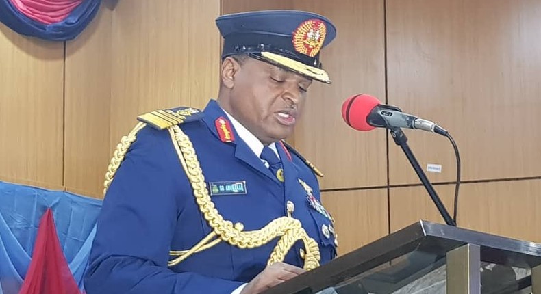 Chief of Air Staff, Air Marshal Abubakar Sadique. [Twitter/@KunleDaramola3]