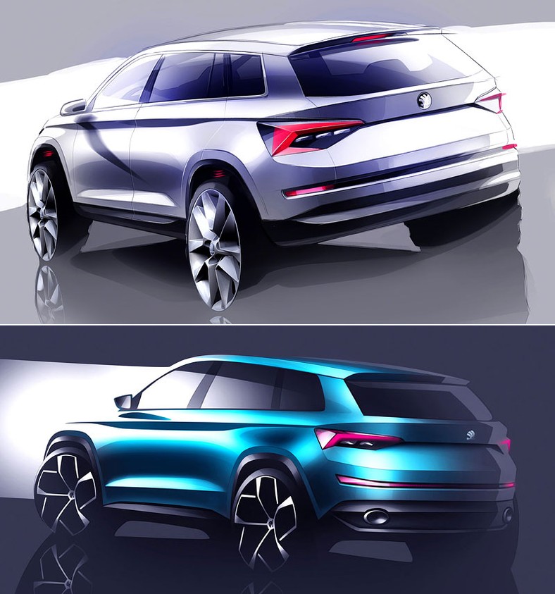 Skoda Kodiaq - porównanie z konceptem Vision S 