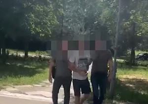 Hapšenje napadača na Miloša Pavlovića